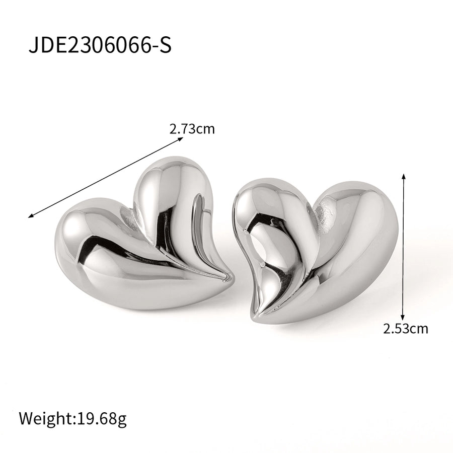 Aretes en Forma de Corazón