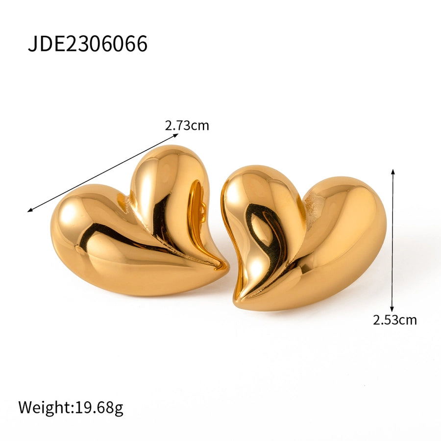 Aretes en Forma de Corazón
