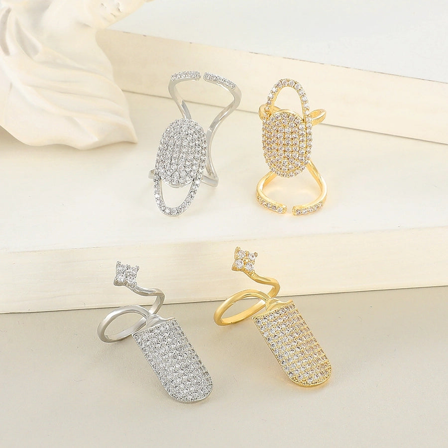 Anillos Geométricos Para Uñas