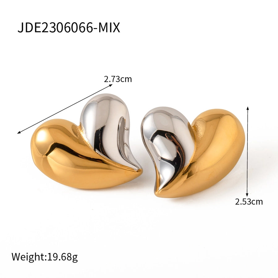 Aretes en Forma de Corazón