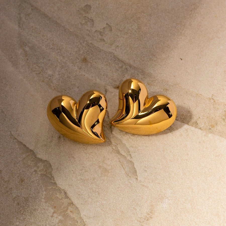Aretes en Forma de Corazón