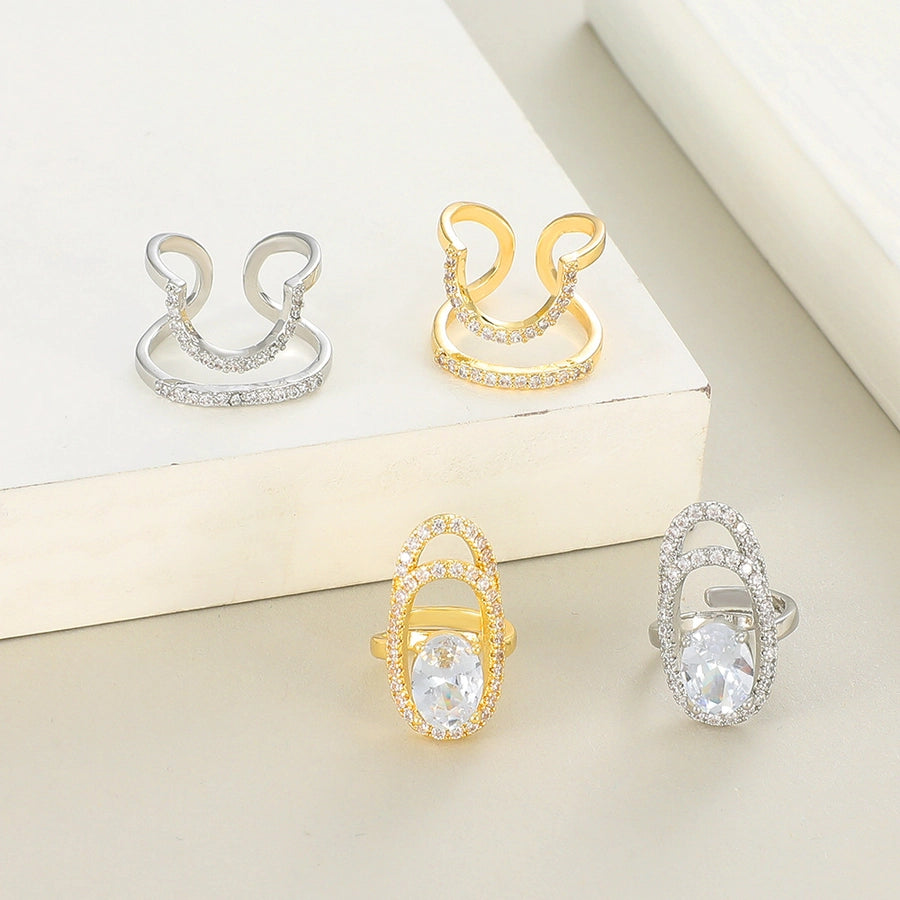 Anillos Geométricos Para Uñas