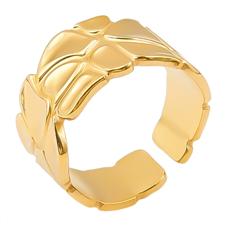 Anillo Ajustable de Acero Inoxidable Estilo Retro