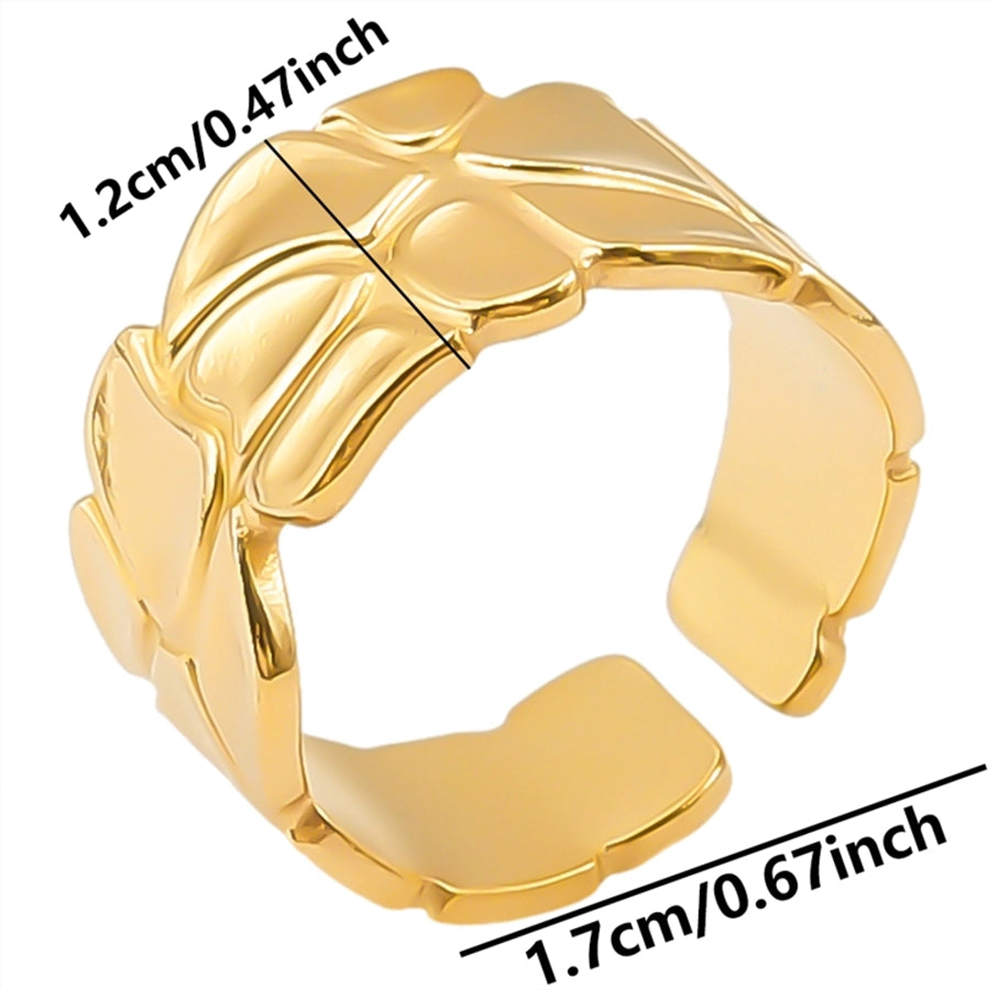 Anillo Ajustable de Acero Inoxidable Estilo Retro