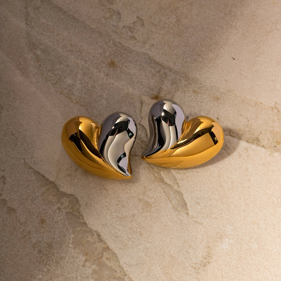 Aretes en Forma de Corazón