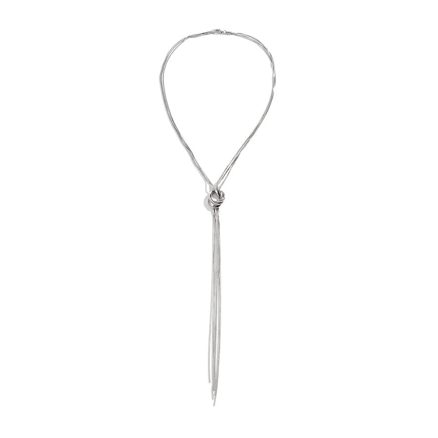 Collar Largo Con Nudo