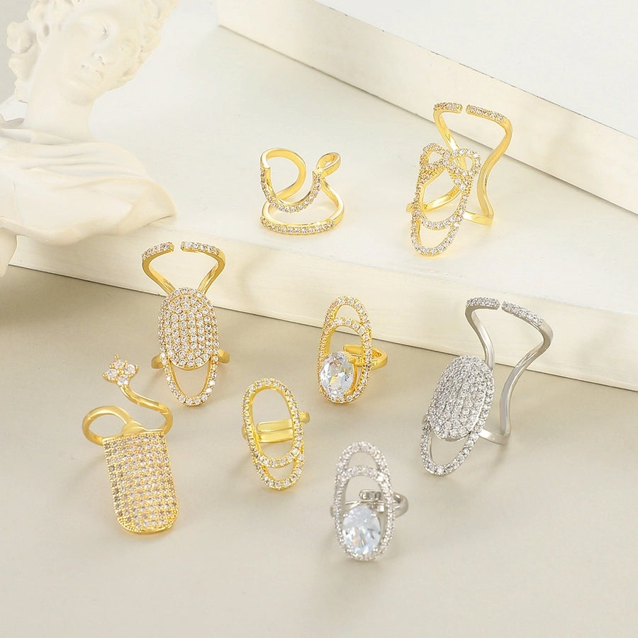 Anillos Geométricos Para Uñas