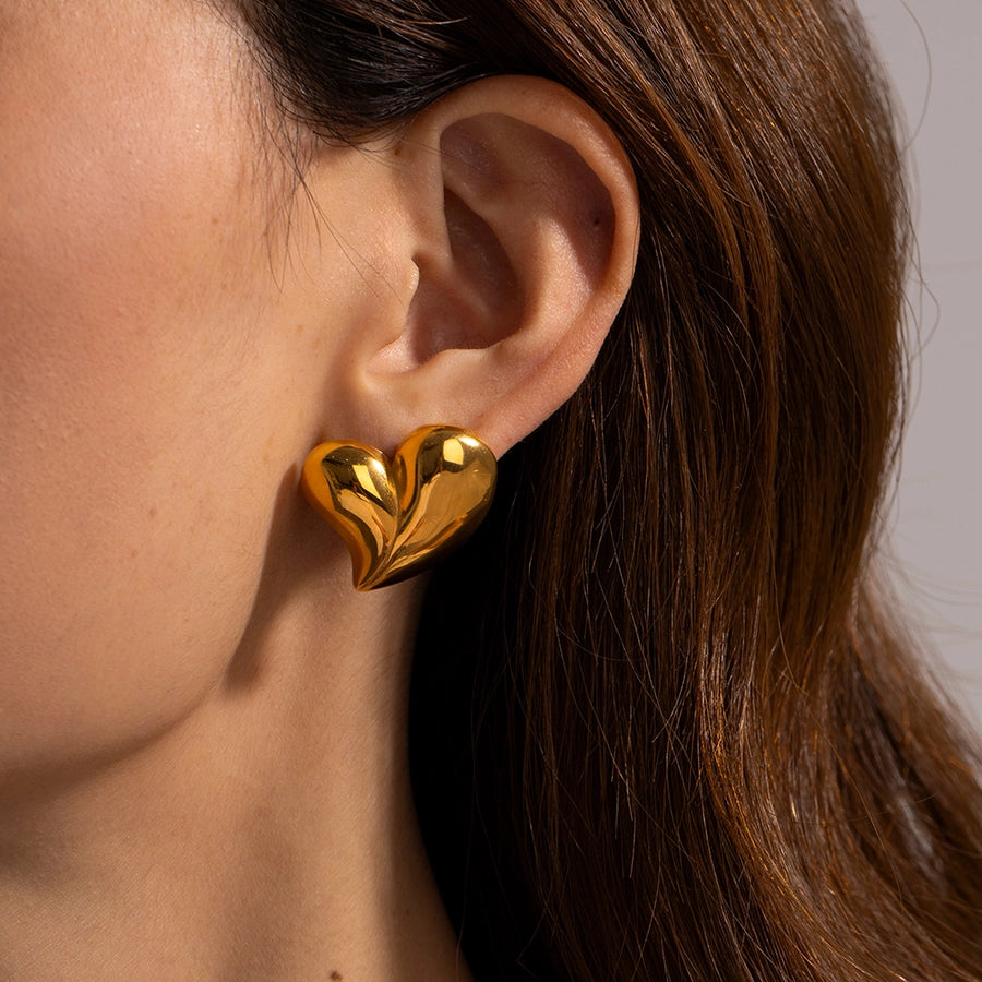 Aretes en Forma de Corazón