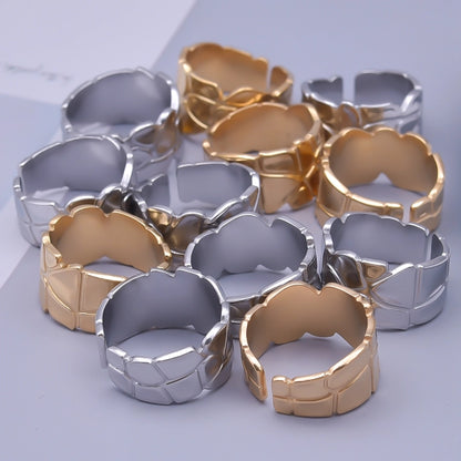 Anillo Ajustable de Acero Inoxidable Estilo Retro