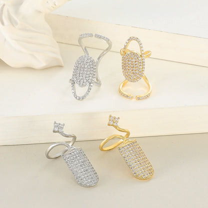 Anillos Geométricos Para Uñas