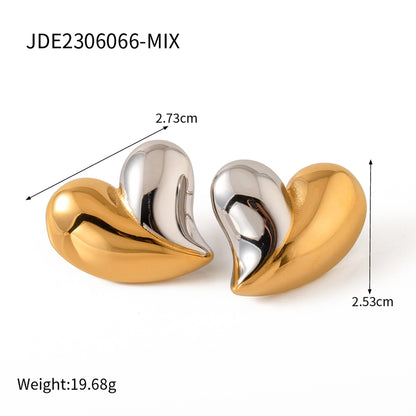 Aretes en Forma de Corazón