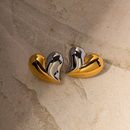 Aretes en Forma de Corazón