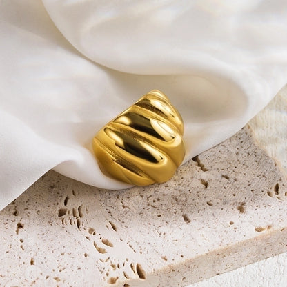 Anillo Geométrico de Acero Inoxidable Diferentes Estilos